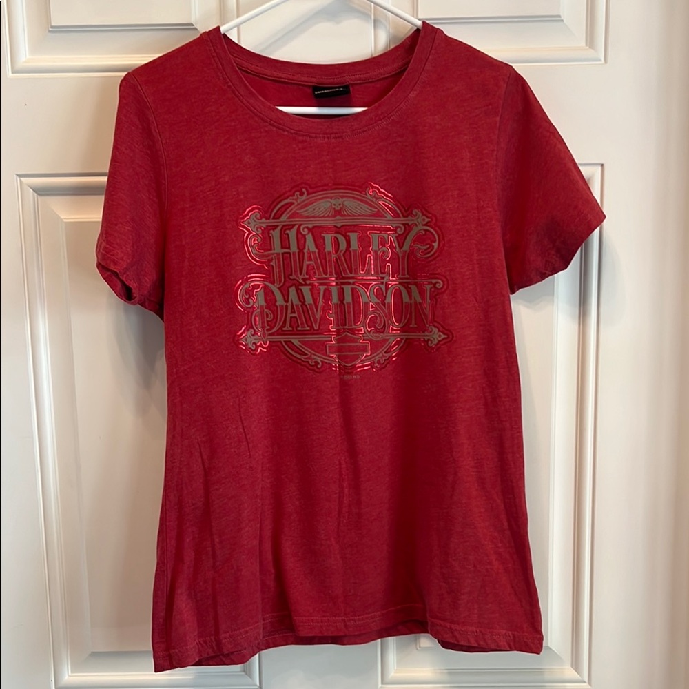 Harley-Davidson Red Short Sleeve Tee